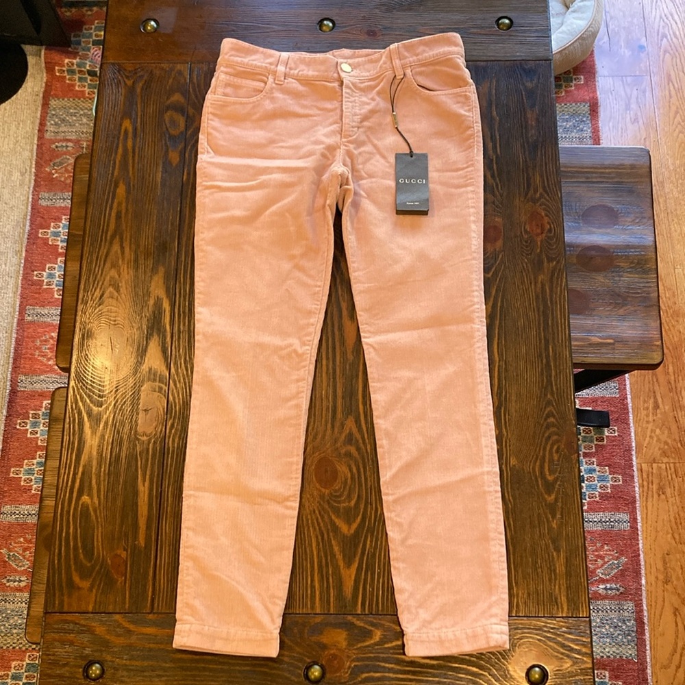 Gucci 60s skinny corduroys